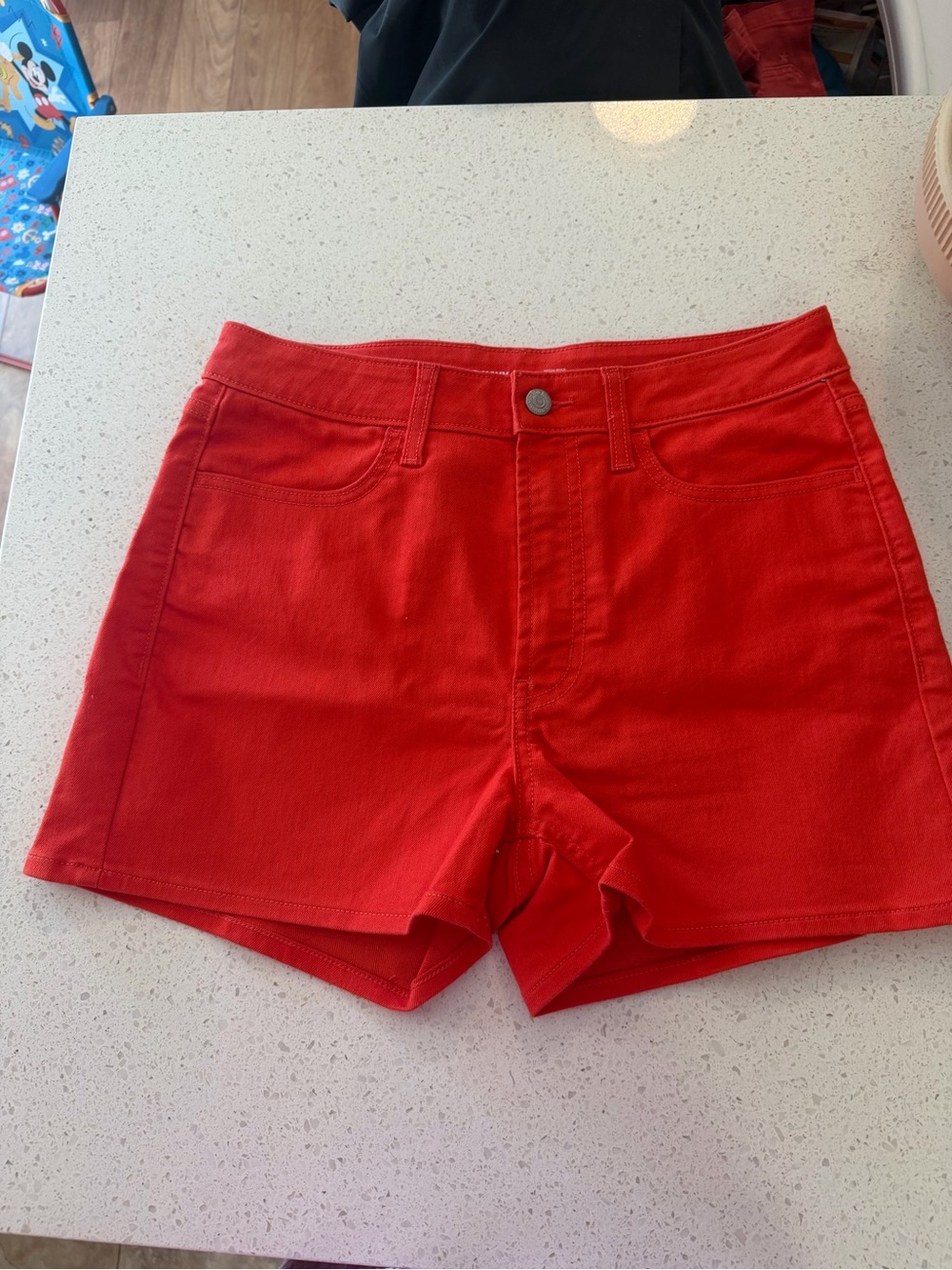 Old Navy Bright Red Denim Shorts